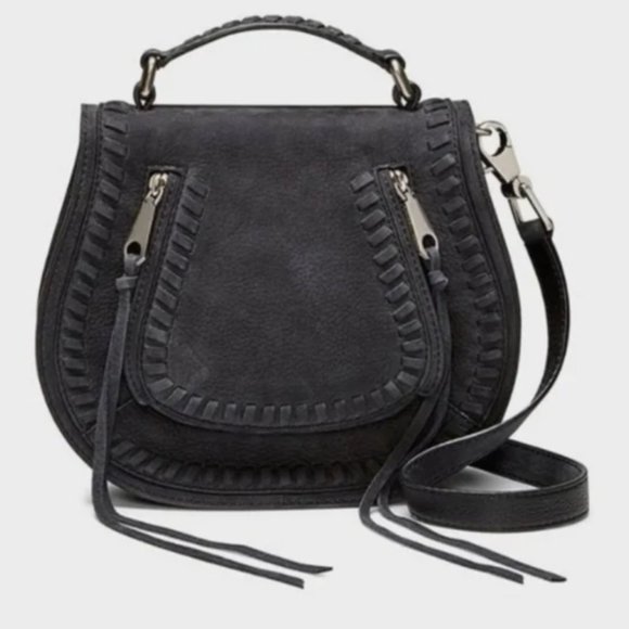 Rebecca Minkoff Handbags - Rebecca Minkoff Vanity Saddle Bag - Black